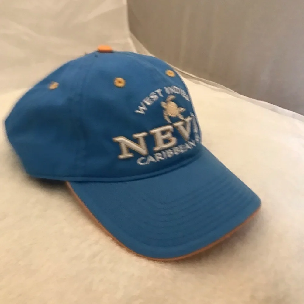 Gear for Sports for West Indies NEVIS Adjustable Blue Travel Beach Baseball Cap